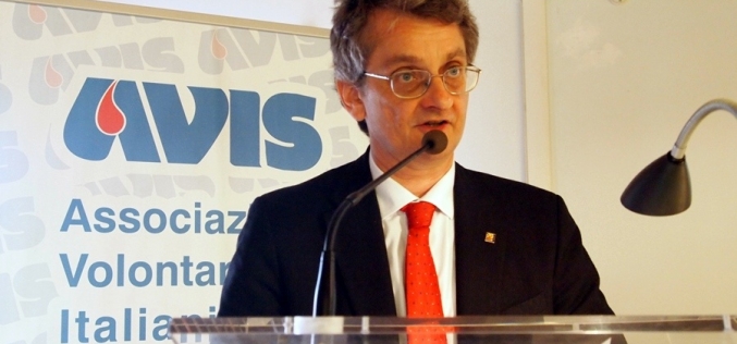 Maurizio Pirazzoli Presidente Avis Emilia-Romagna